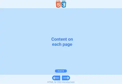 Content Detail Page UI example