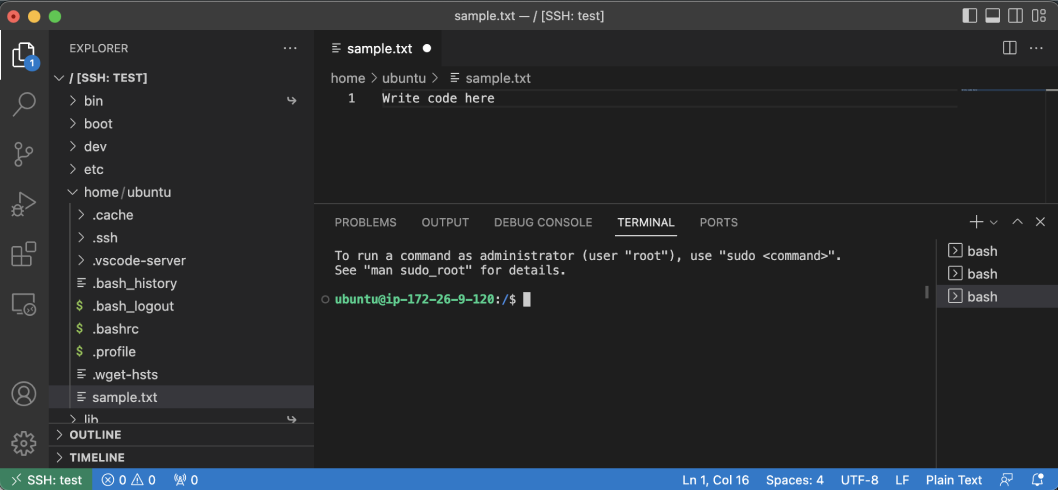 SSH-Remote-Login-with-Visual-Studio-Code