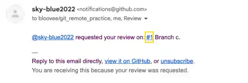 GitHub - Review the code on the new branch and give feedback: Step 2