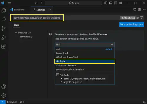 Install and set up VS Code on Windows: Step 10