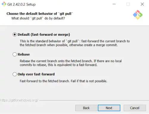 Install Git and Git Bash on Windows: Step 13