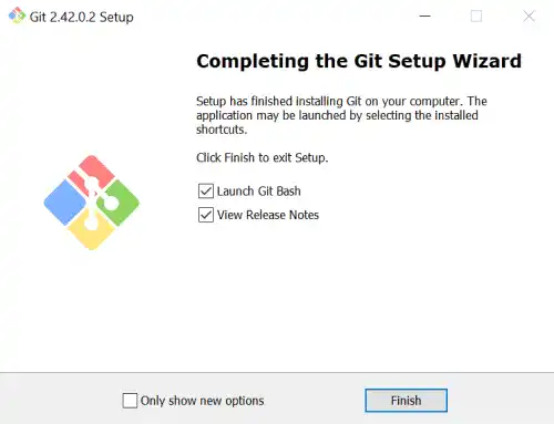 Install Git and Git Bash on Windows: Step 18