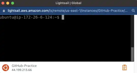 Set up an AWS Lightsail instance to launch a Linux server: Step 7