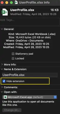 Show file extension on Mac: Step 3