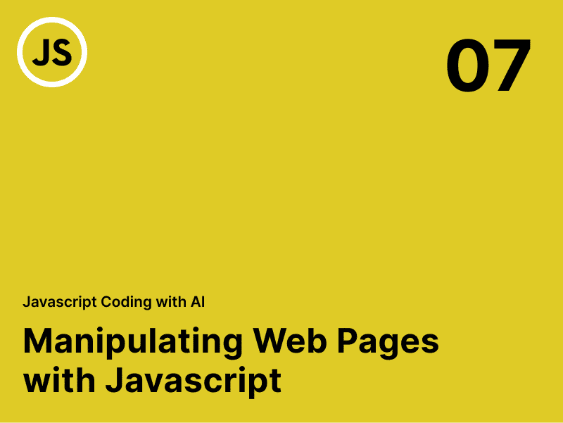Manipulating Web Pages with JavaScript: A Complete Guide - Topic