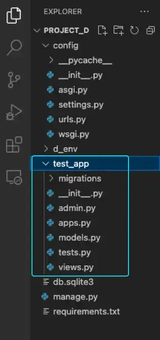 Django App File Structure