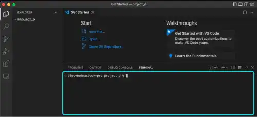 Open Terminal in VS Code 2