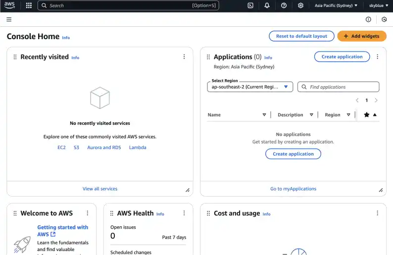 Creating Your AWS Account Screenshot 9
