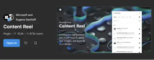 Content Reel - Figma Plugin