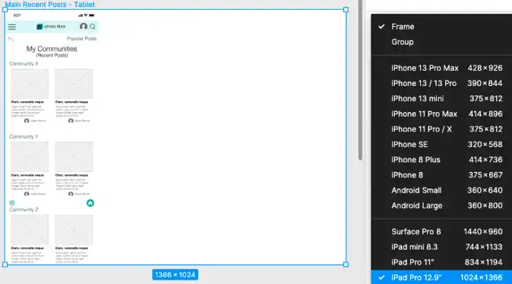 Create a Copy of the Frame in Figma