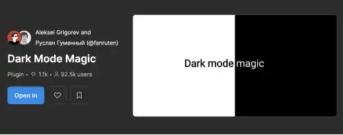 Dark Mode Magic - Figma Plugin