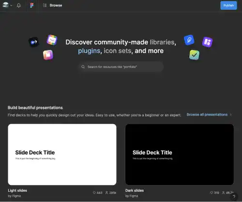 Figma Community Page UI