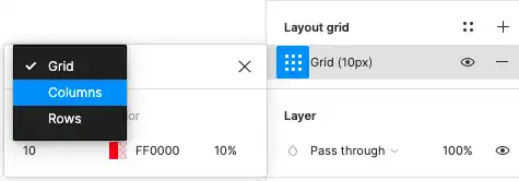 Figma Layout Grid Settings