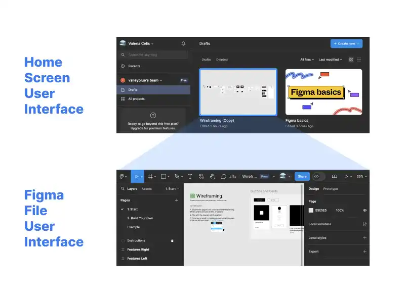 Figma UI and Version Control