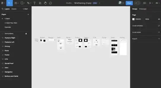 Figma Wireframe Kits File UI