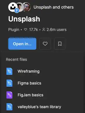 Installing Figma Plugin Unsplash 2