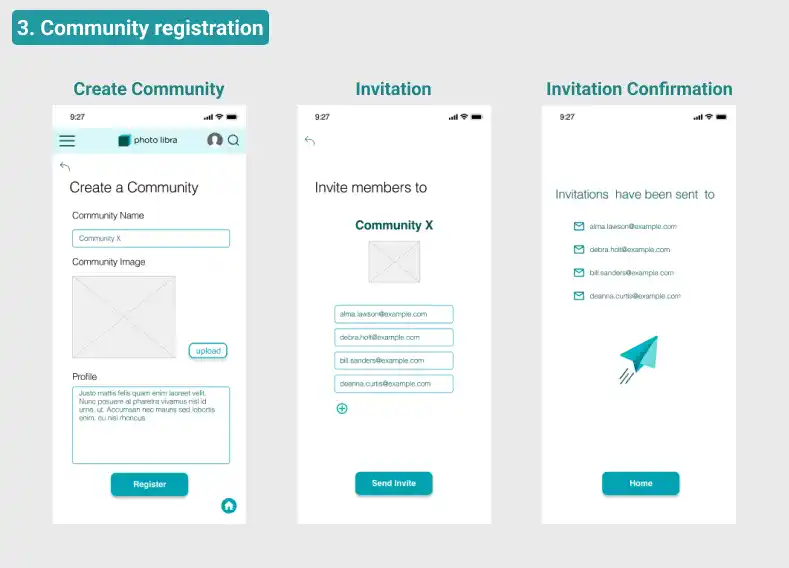 UI for User Group Registration in Figma