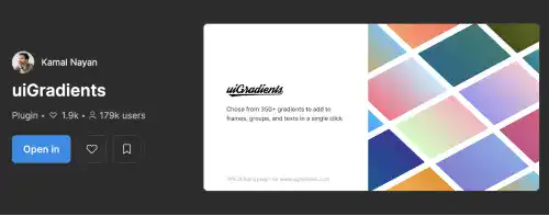 uiGradients - Figma Plugin