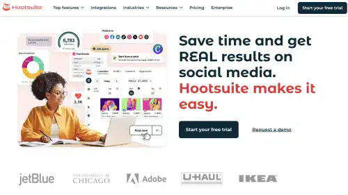 Hootsuite Landing Page