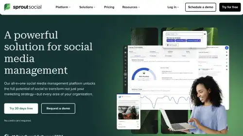 Sprout Social Landing Page